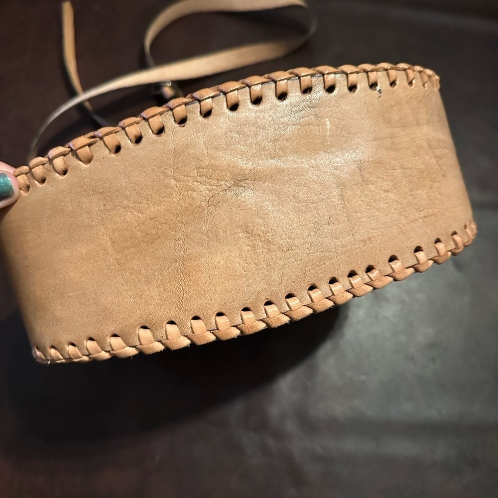 Vintage leather purse - Picture 3 of 9